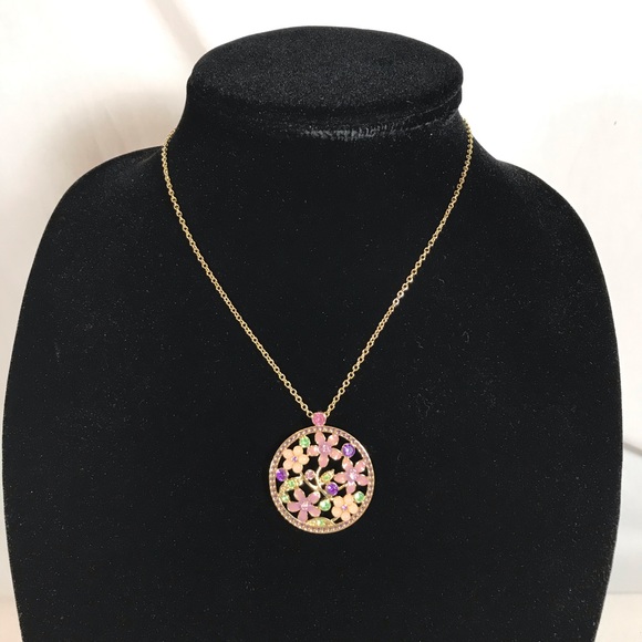 Liz & Co Necklace & Earrings Set French Hook Gold - Picture 2 of 8